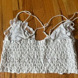 Free People White Bralette